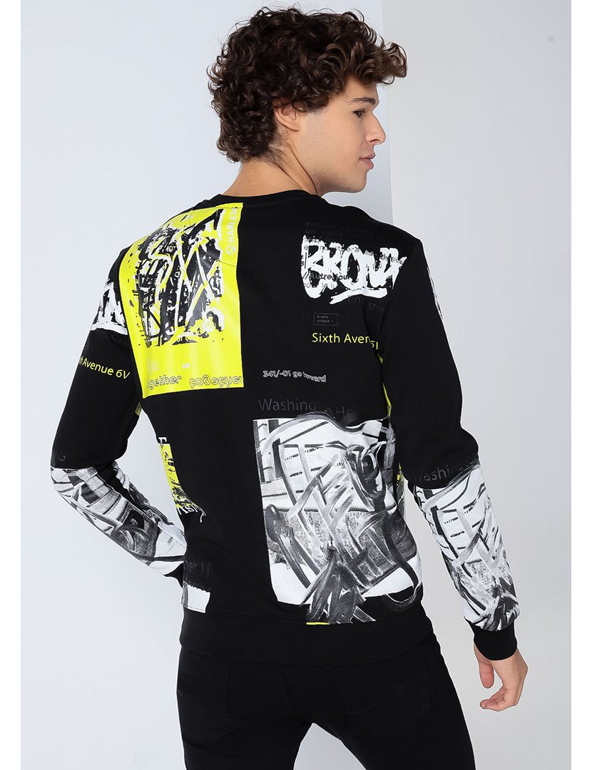 Sweatshirt Homem Preto