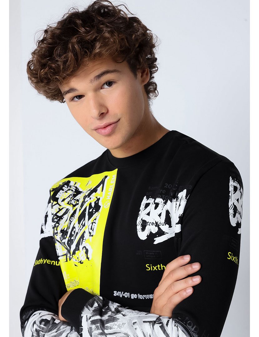 Sweatshirt Homem Preto