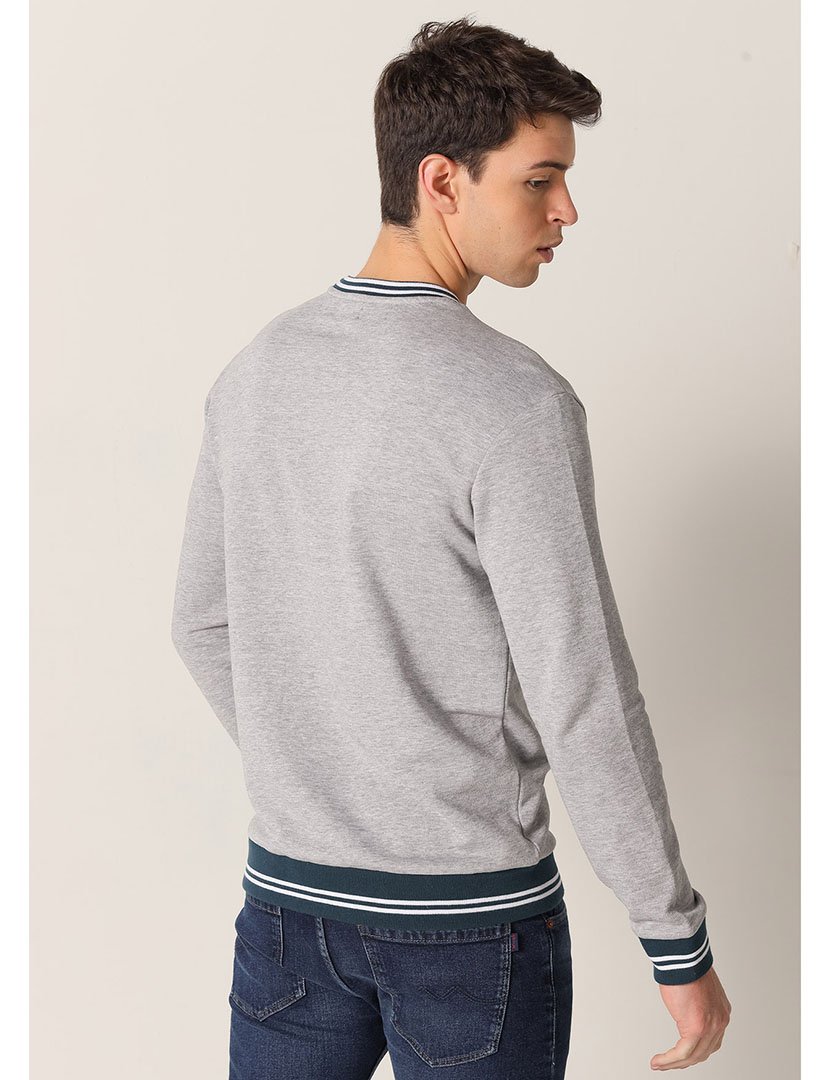 Sweatshirt Homem Cinzento