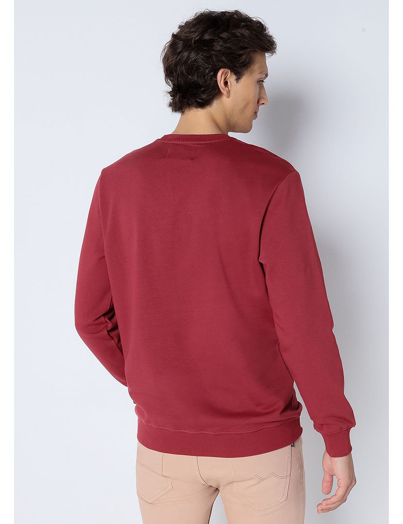 Sweatshirt Homem Vermelho