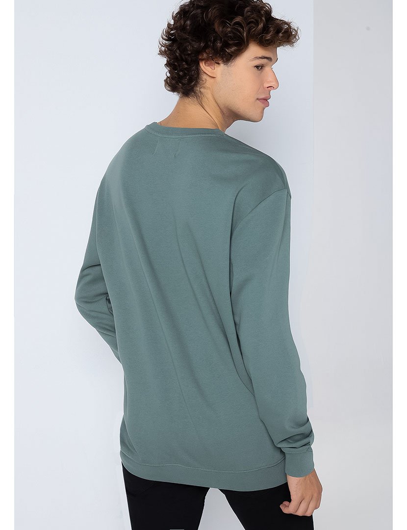 Sweatshirt Homem Verde