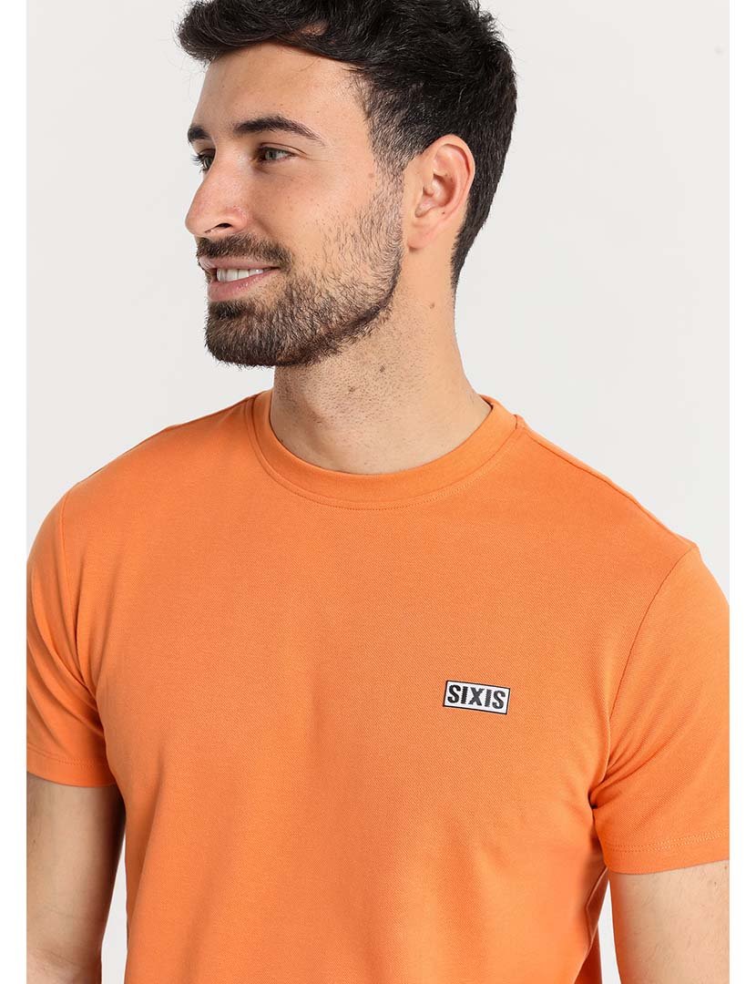 T-Shirt Homem Laranja