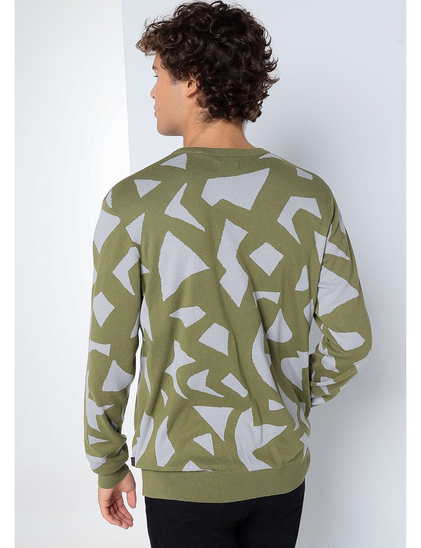 Camisola de Malha Homem Verde