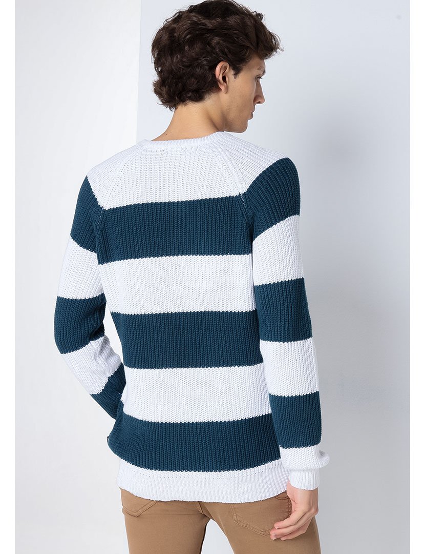 Camisola de Malha Homem Azul