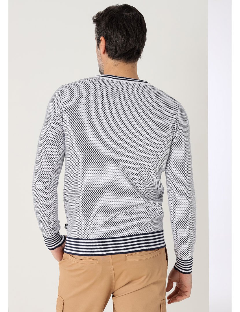 Camisola de Malha Homem Branco