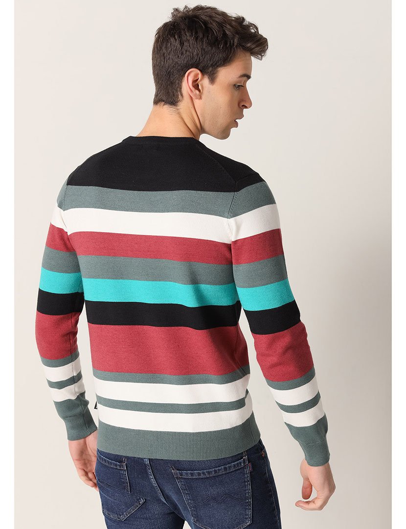 Camisola de Malha Homem Multicolorido