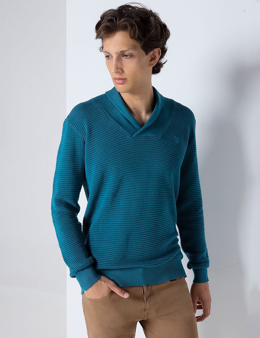 Camisola de Malha Homem Verde