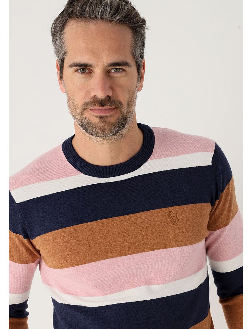 Camisola de Malha Homem Castanho