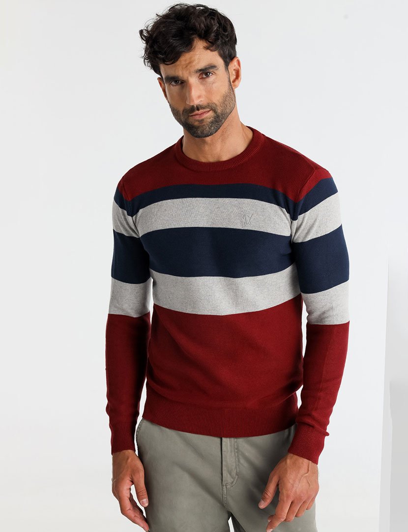 Camisola de Malha Homem Vermelho