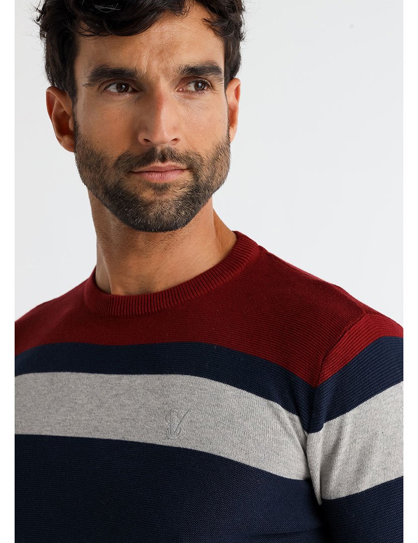 Camisola de Malha Homem Vermelho