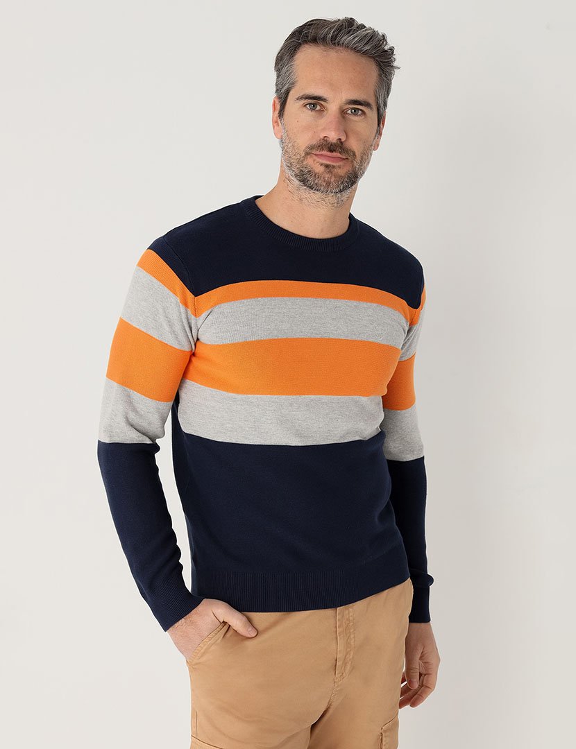 Camisola de Malha Homem Azul