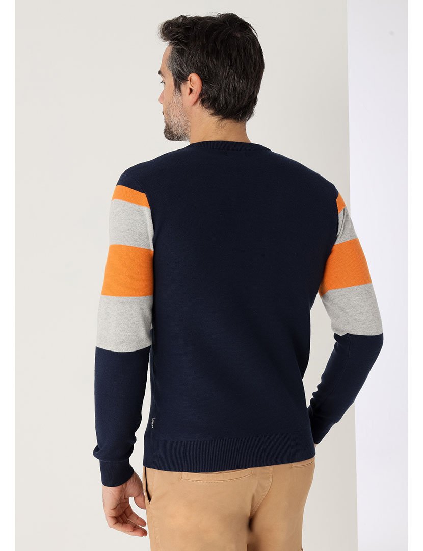 Camisola de Malha Homem Azul