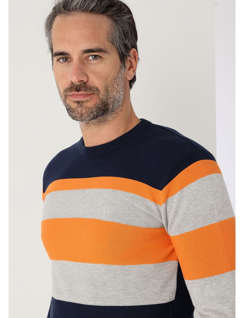 Camisola de Malha Homem Azul