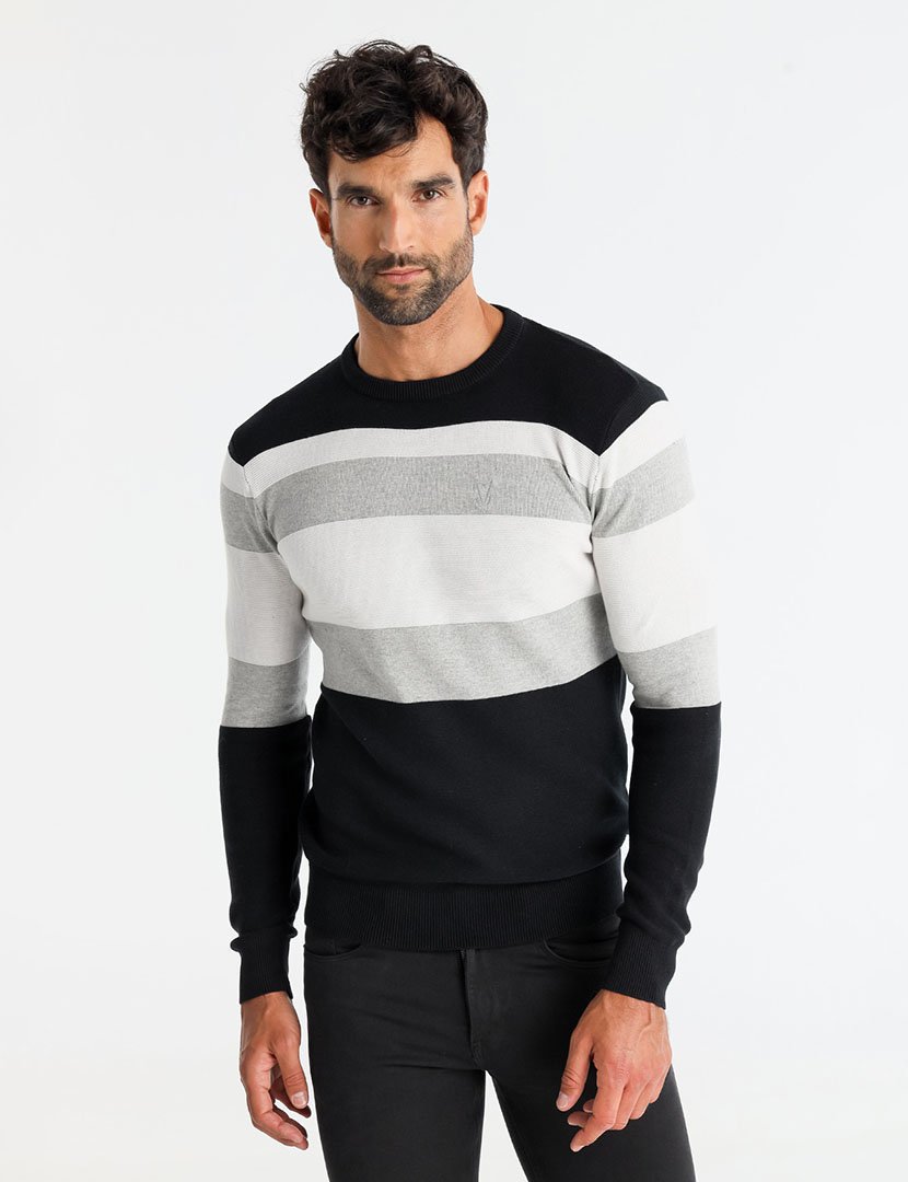 Camisola de Malha Homem Preto