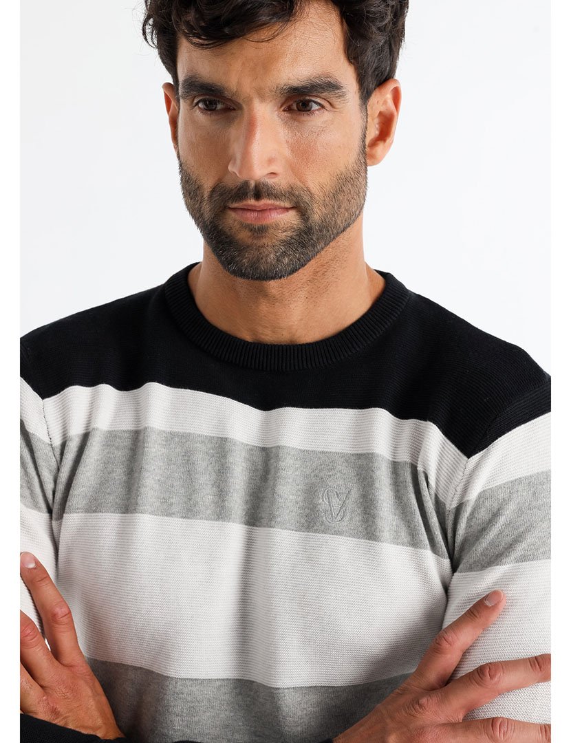 Camisola de Malha Homem Preto