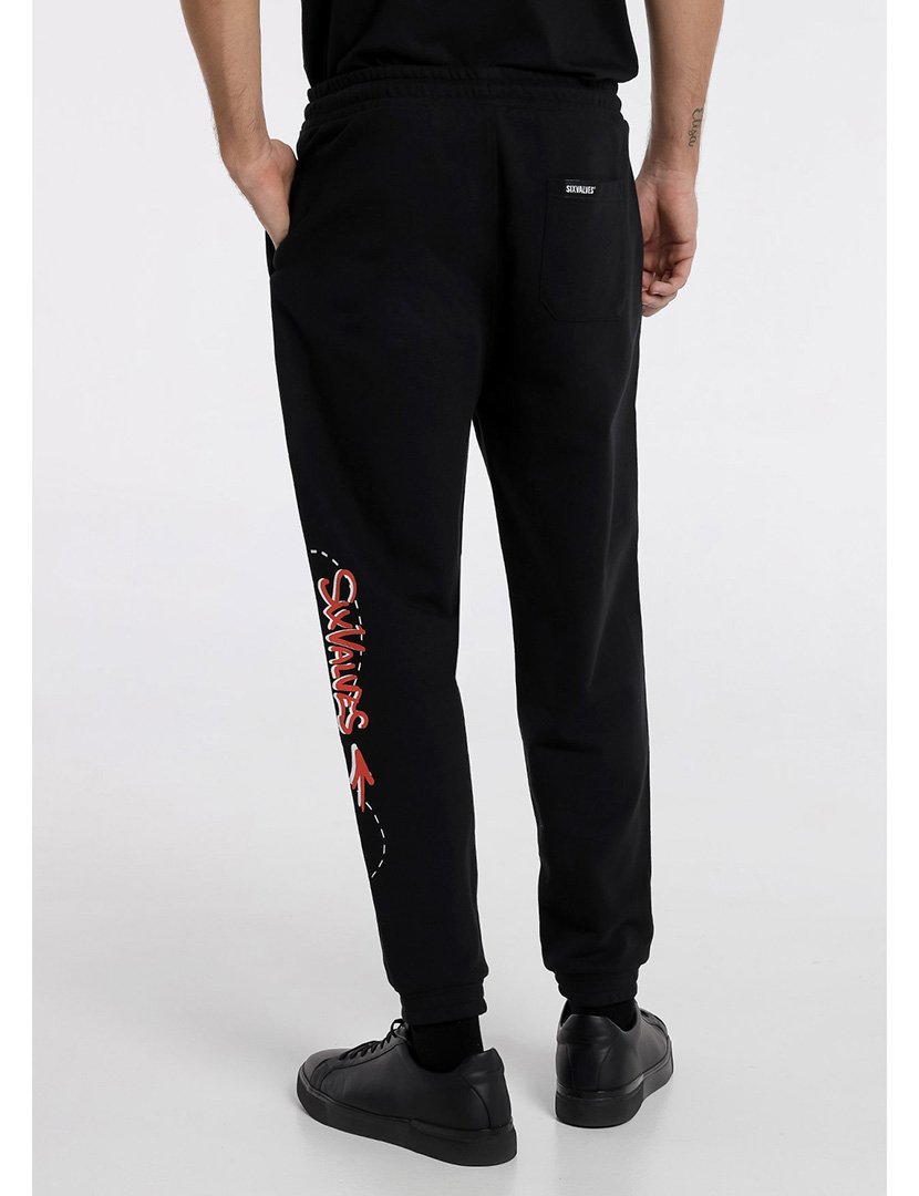 Calças Fato Treino Homem Preto