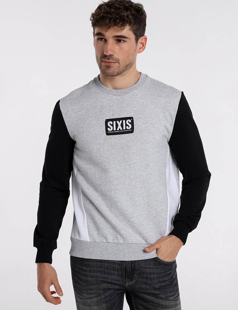 Sweatshirt Homem Cinzento
