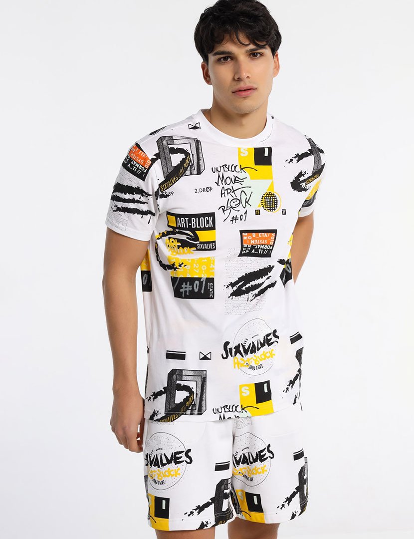 T-Shirt Homem Branco