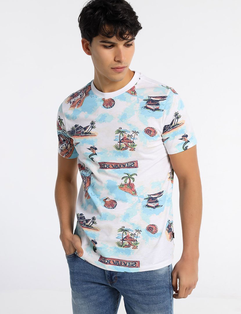 T-Shirt Homem Branco