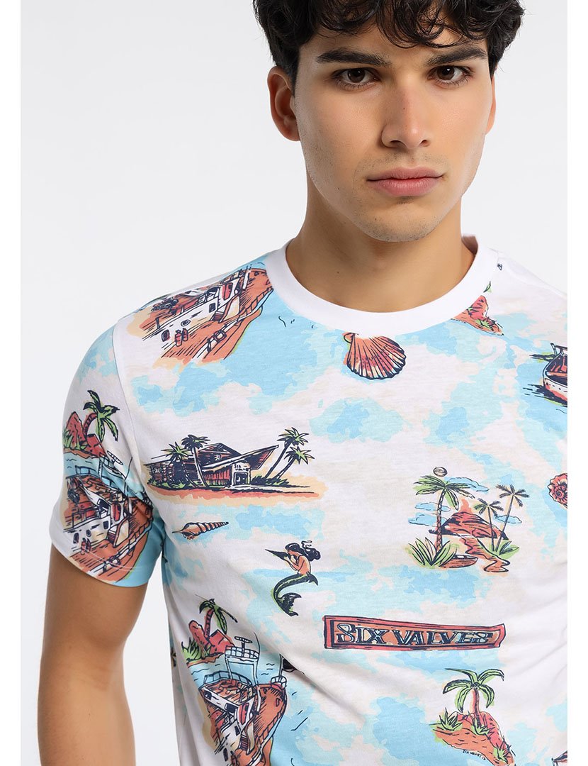 T-Shirt Homem Branco