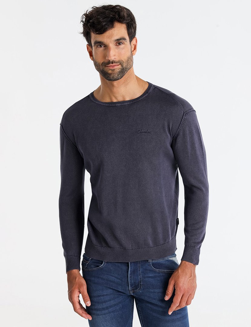 Camisola de Malha Homem Azul