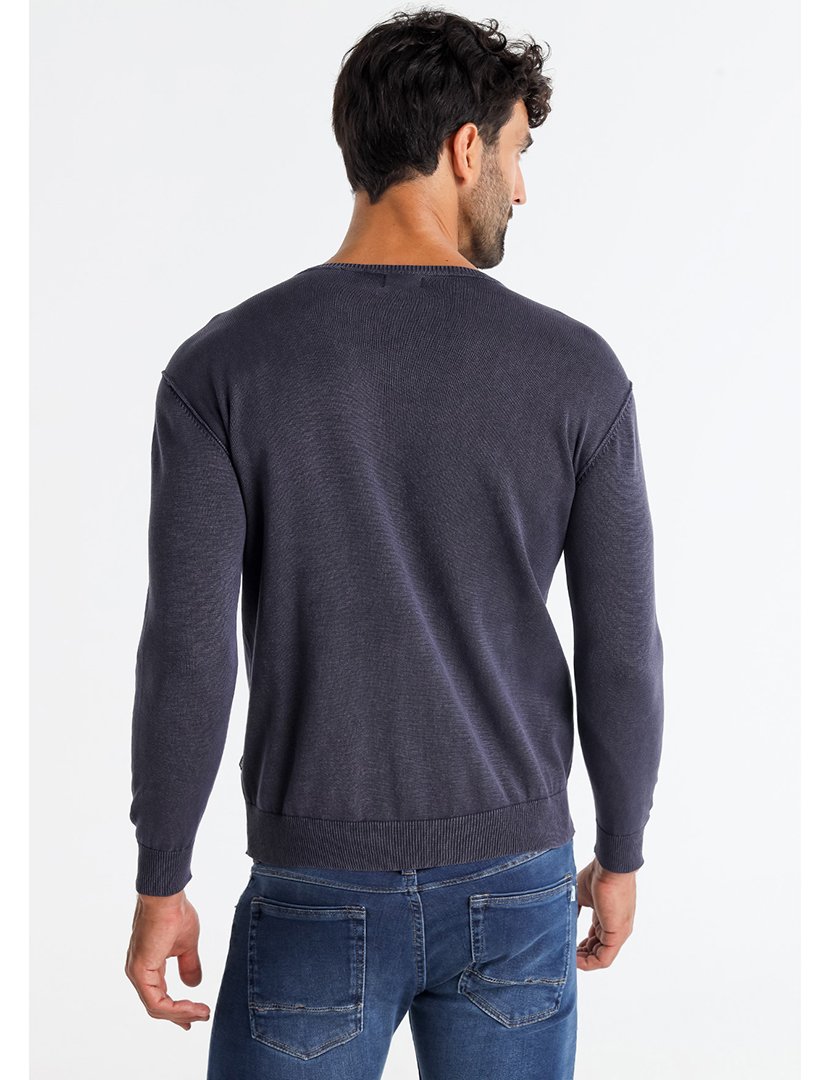 Camisola de Malha Homem Azul