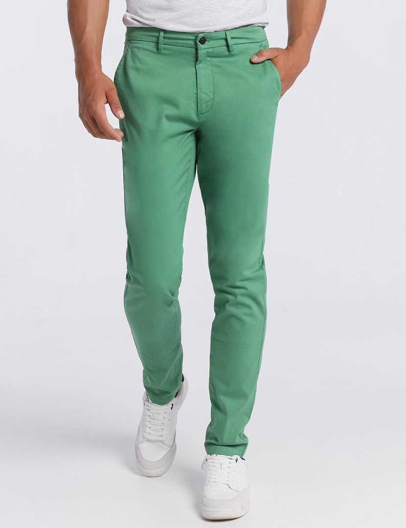 Calças Homem Verde