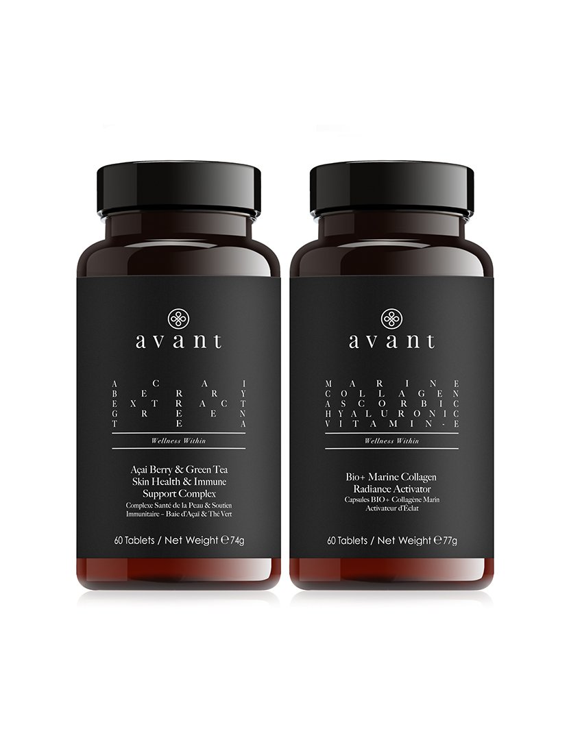 DUO Complexo de Açaí e Chá Verde + Colágenio Bio Marinho Radiance Activator