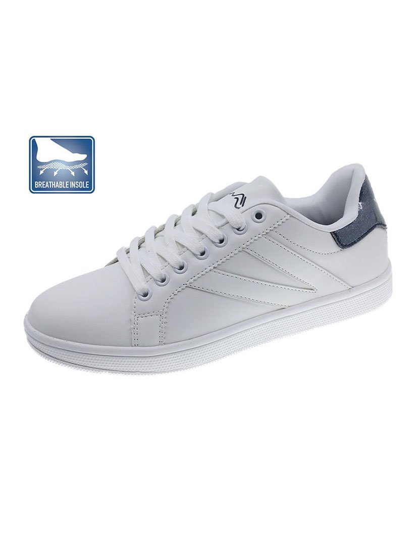 Ténis Senhora Branco-Marinho