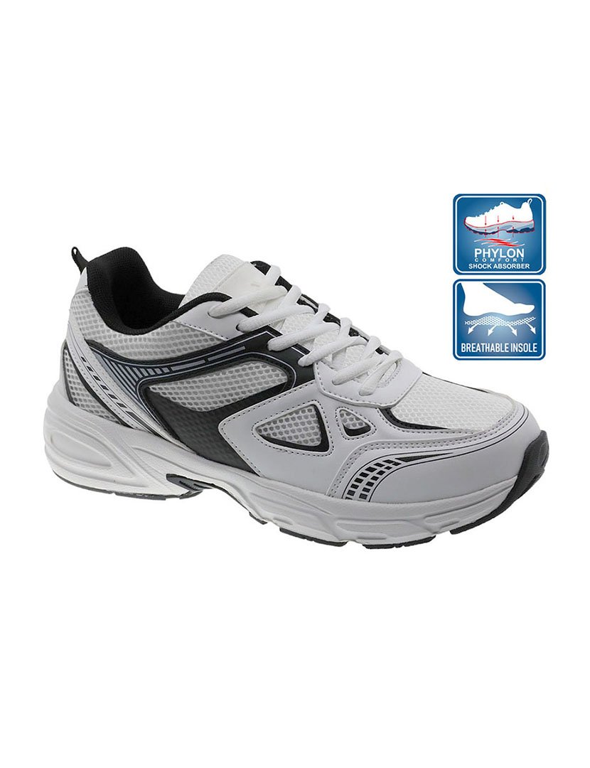 Ténis Desportivo Senhora Branco-Preto