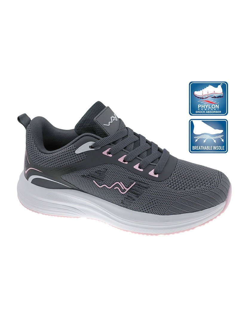 Ténis Desportivo Senhora Cinza Escuro