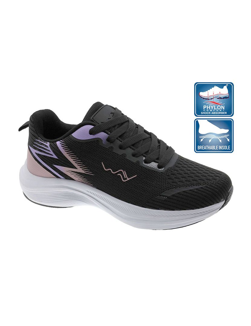 Ténis Desportivo Senhora Preto