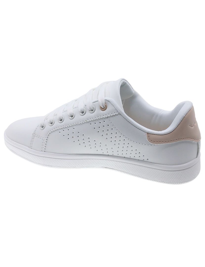 Ténis Senhora Branco-Rosa