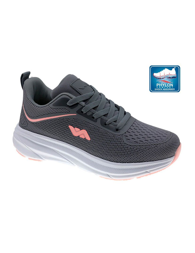 Ténis Desportivo Senhora Cinza