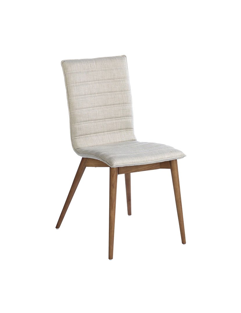 Cadeira em Tecido Cinzento