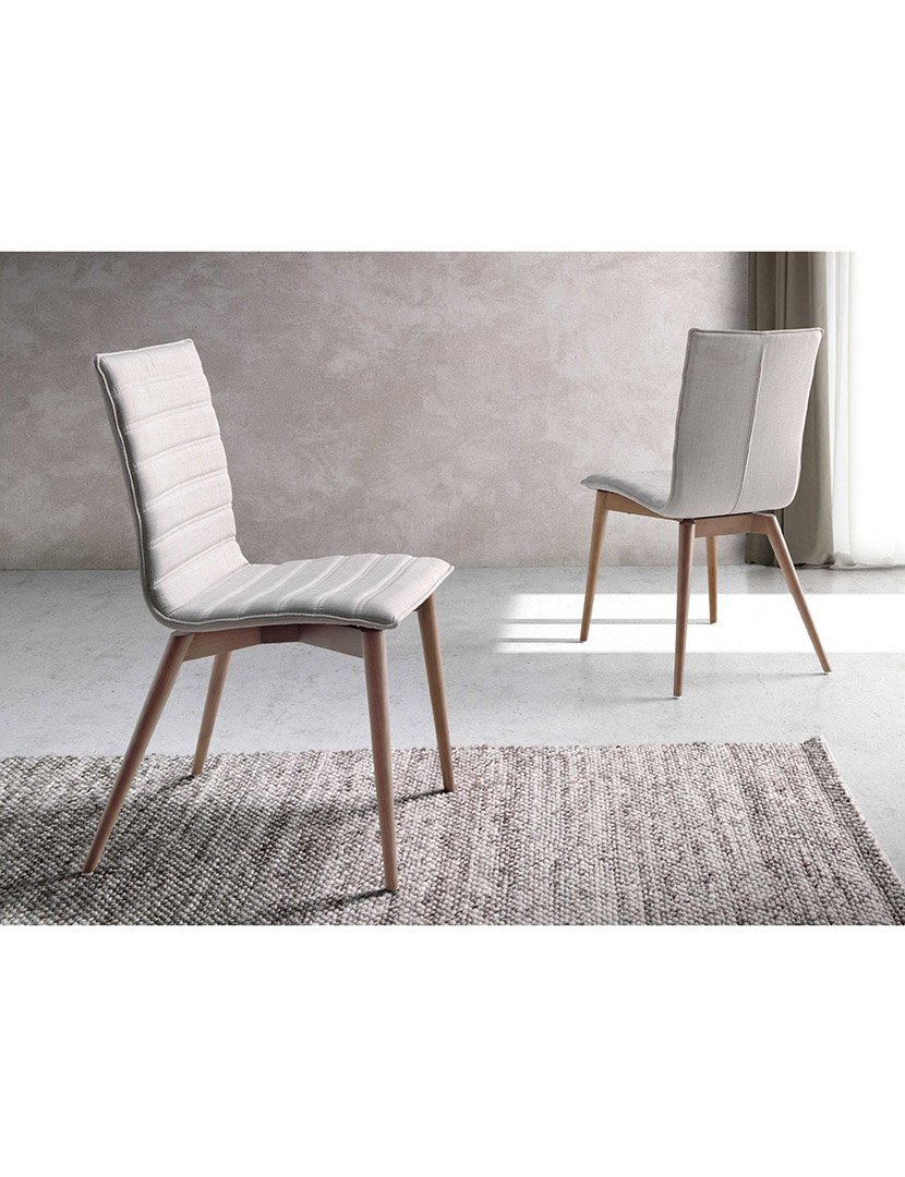 Cadeira em Tecido Cinzento