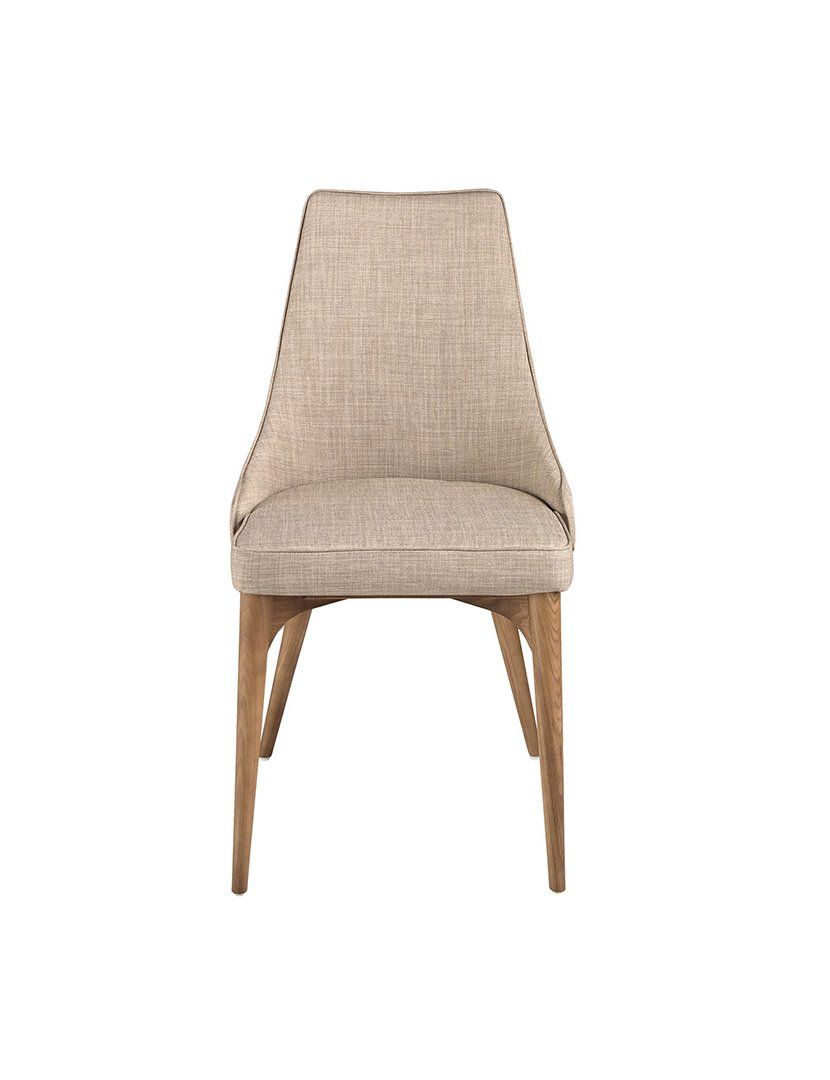 Cadeira em Tecido Castanho