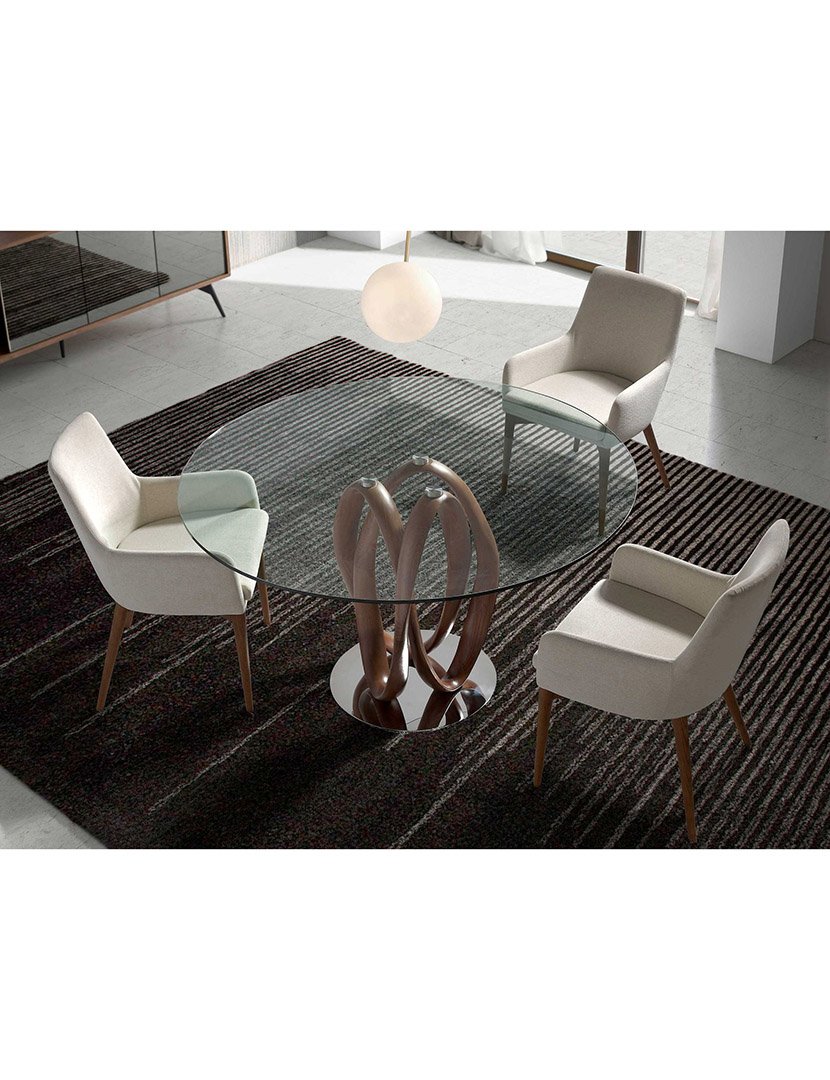 Cadeira em Tecido Bege