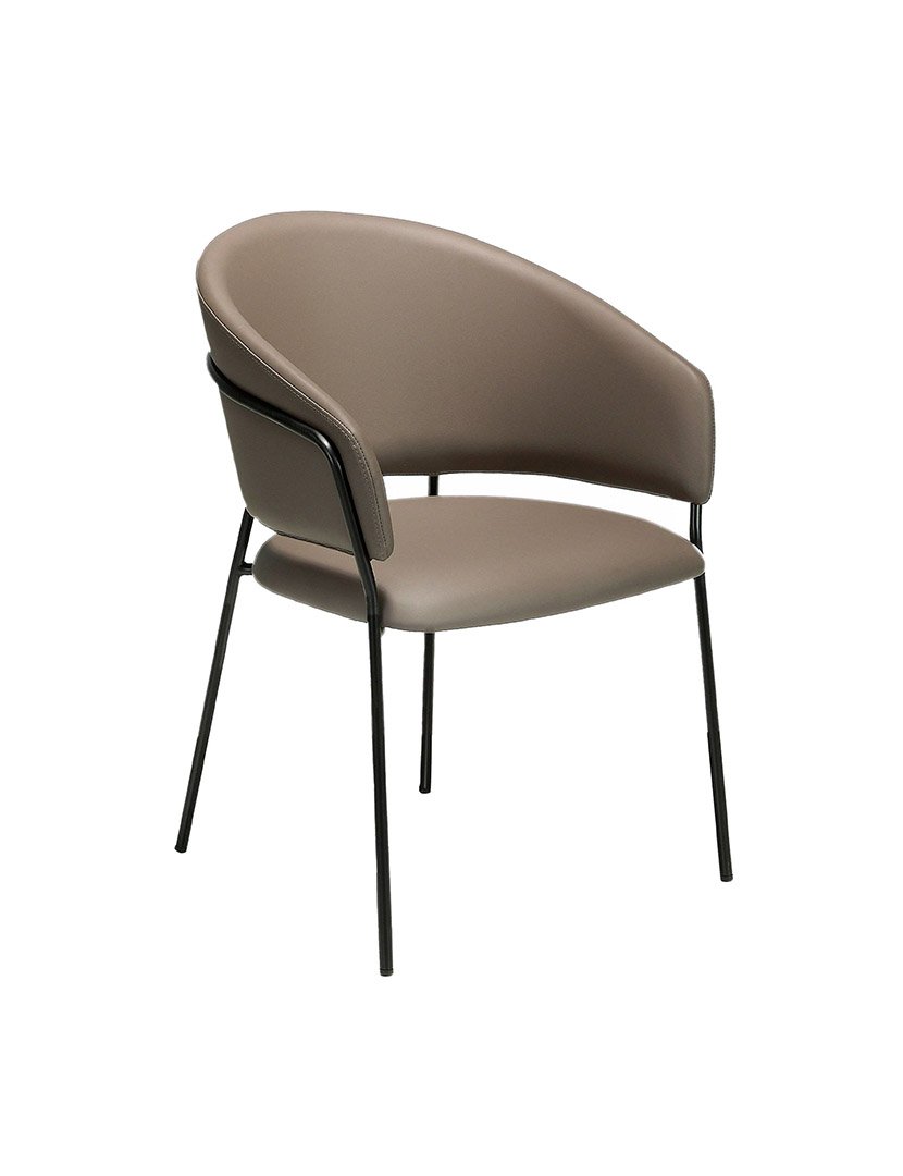 Cadeira de Couro Ecológico Vison