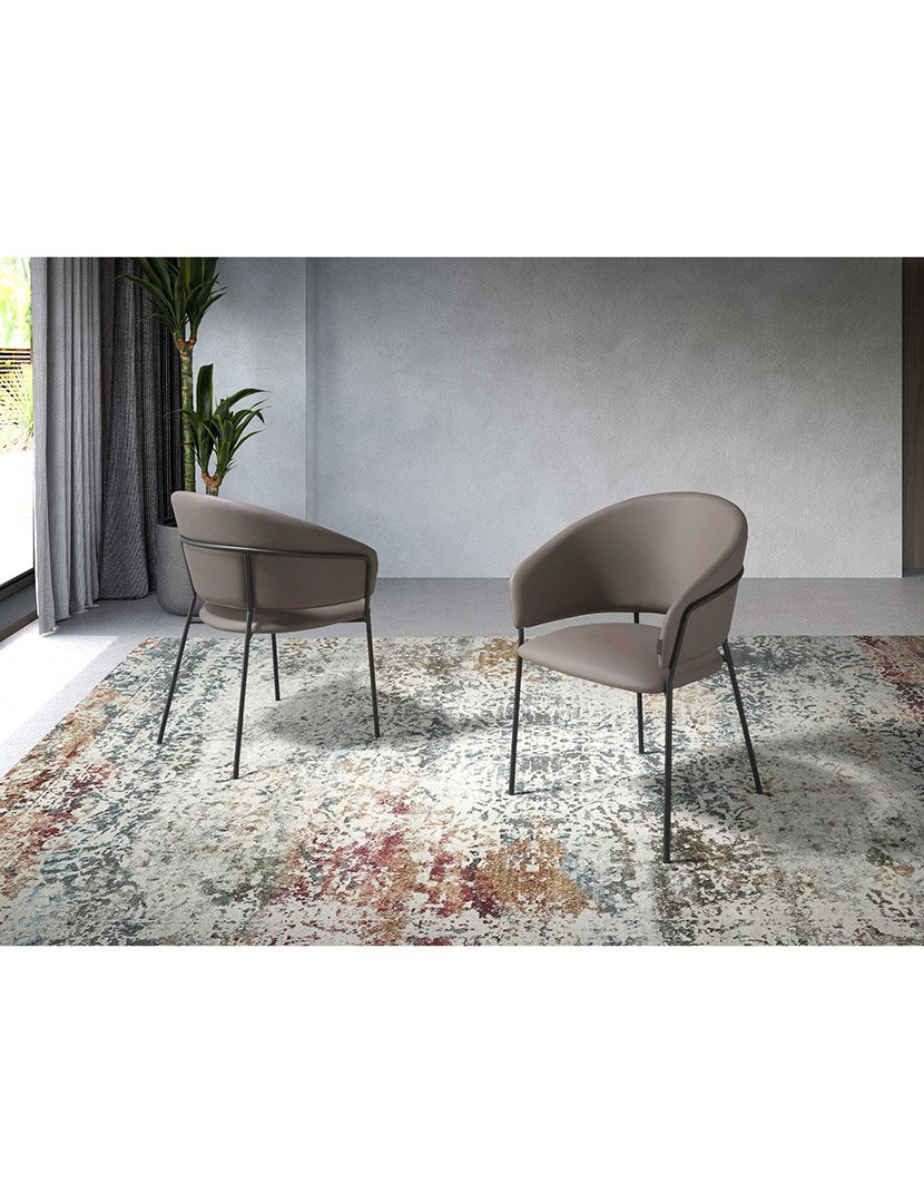 Cadeira de Couro Ecológico Vison