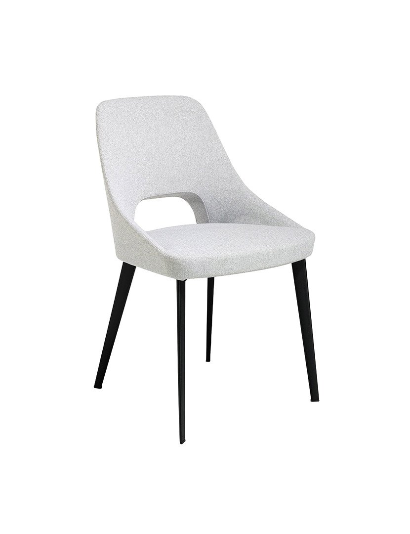 Cadeira em Tecido Cinzento