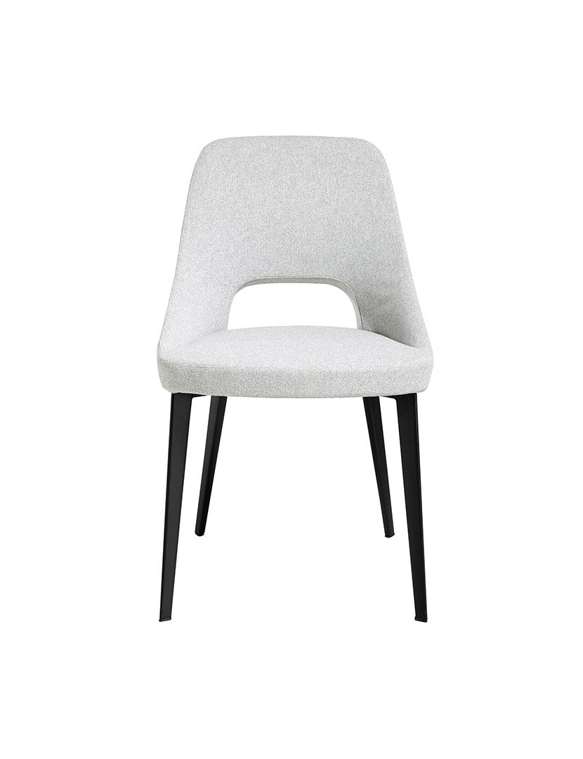 Cadeira em Tecido Cinzento