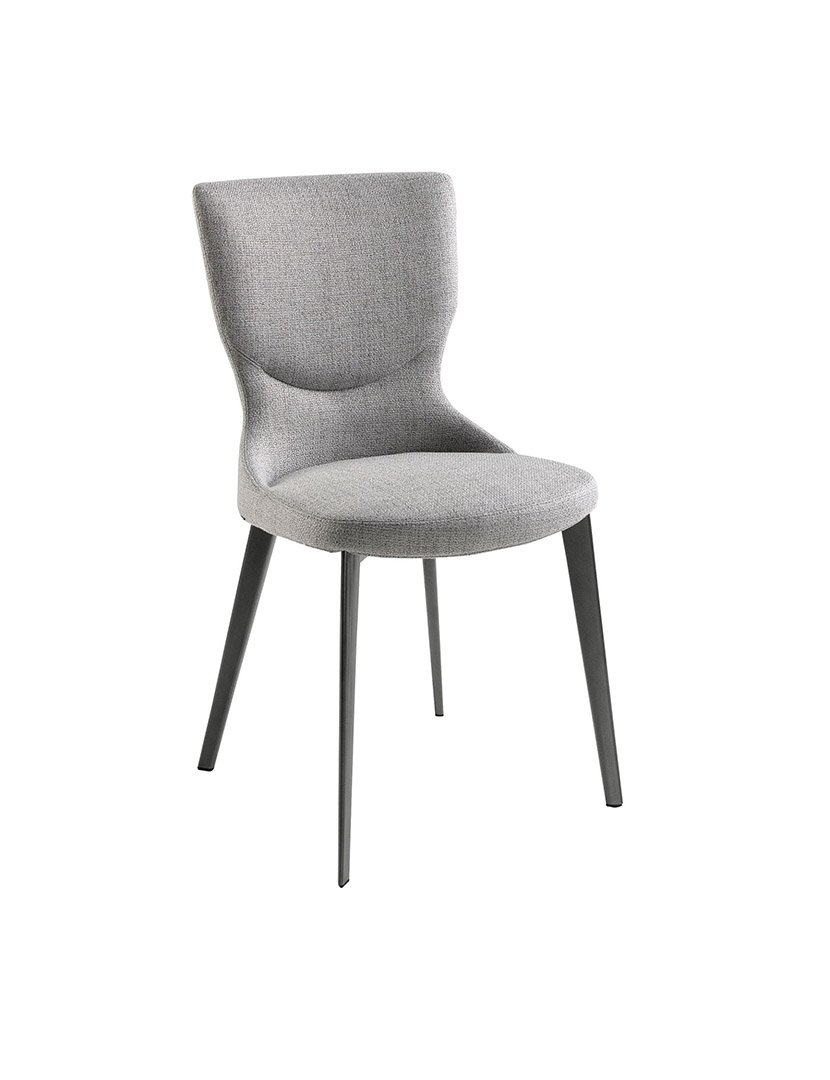 Cadeira em Tecido Cinzento