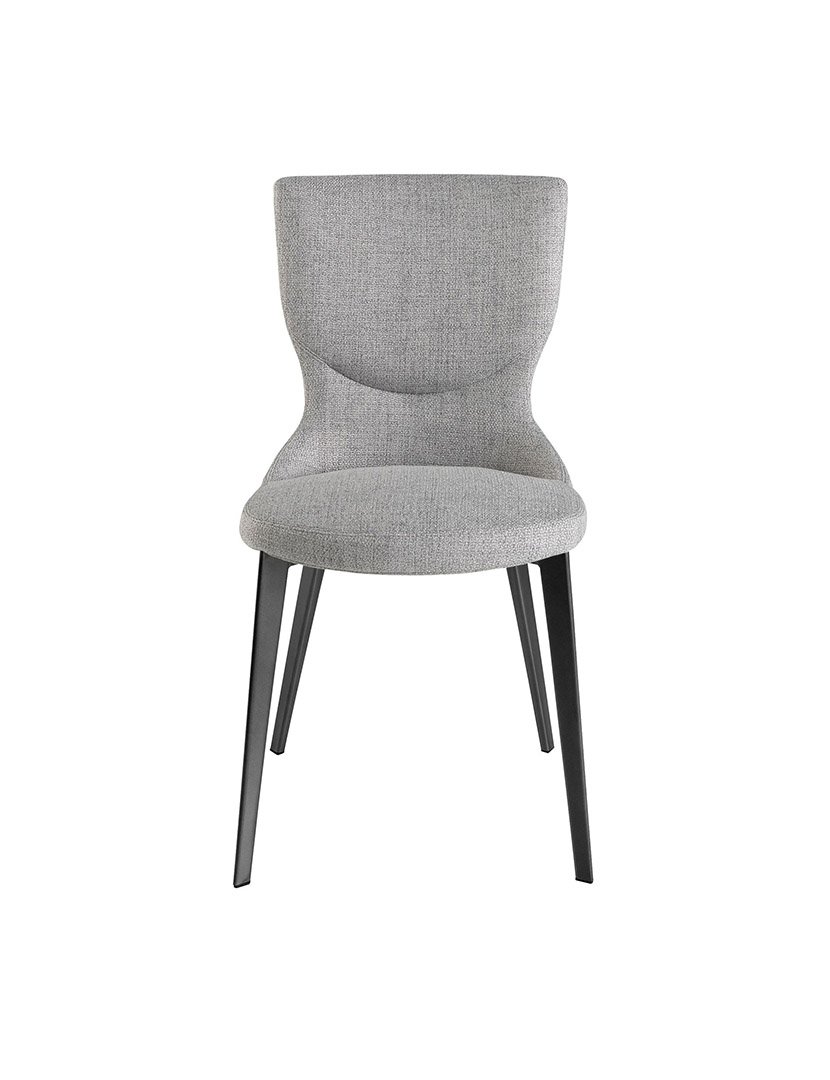Cadeira em Tecido Cinzento