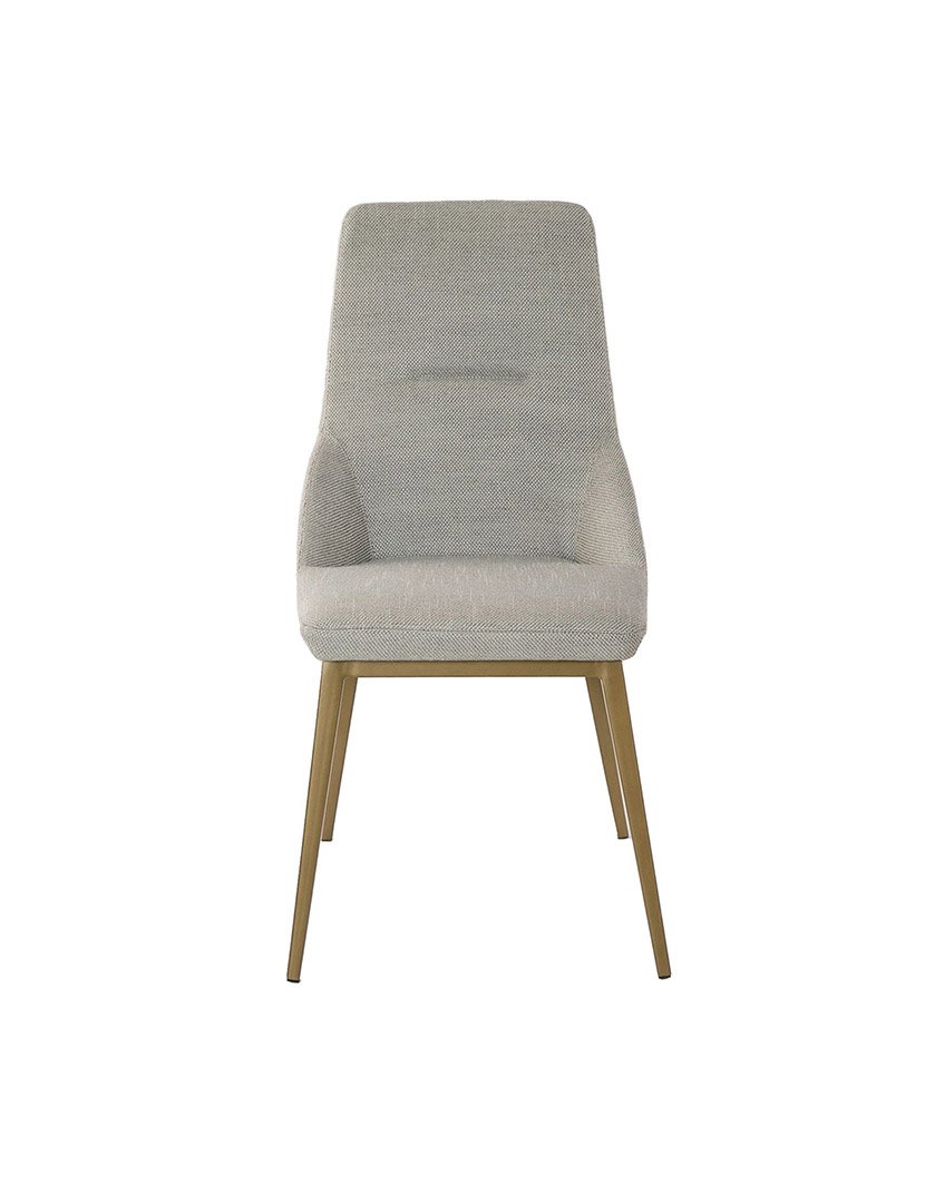 Cadeira em Tecido Cinzento Claro