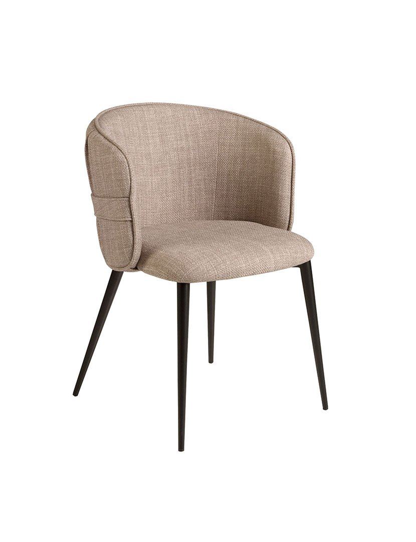 Cadeira em Tecido Castanho