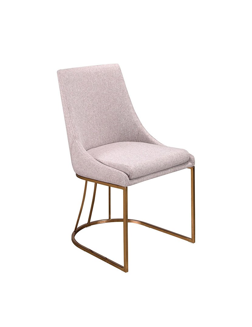 Cadeira em Tecido Cinzento