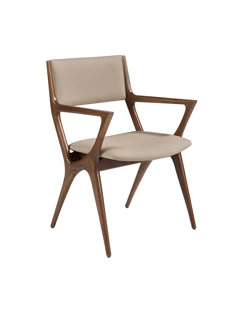 Cadeira em Pele Sintética Mink