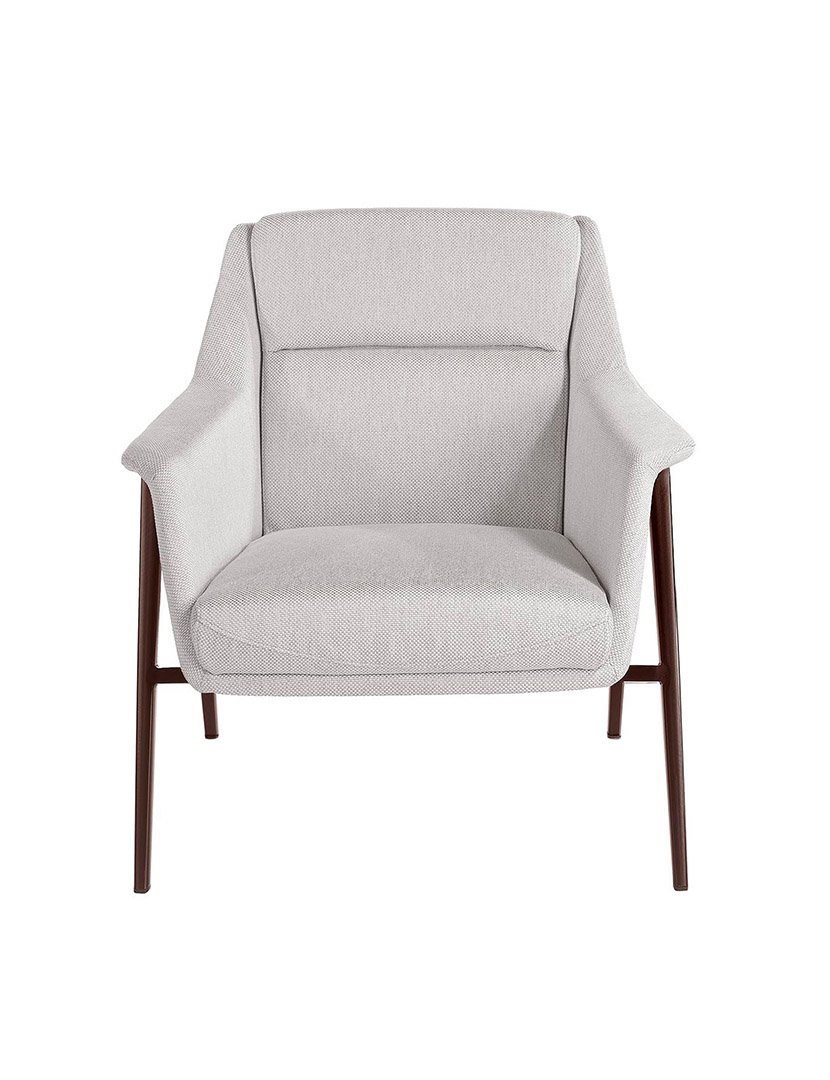 Poltrona em Tecido Branco