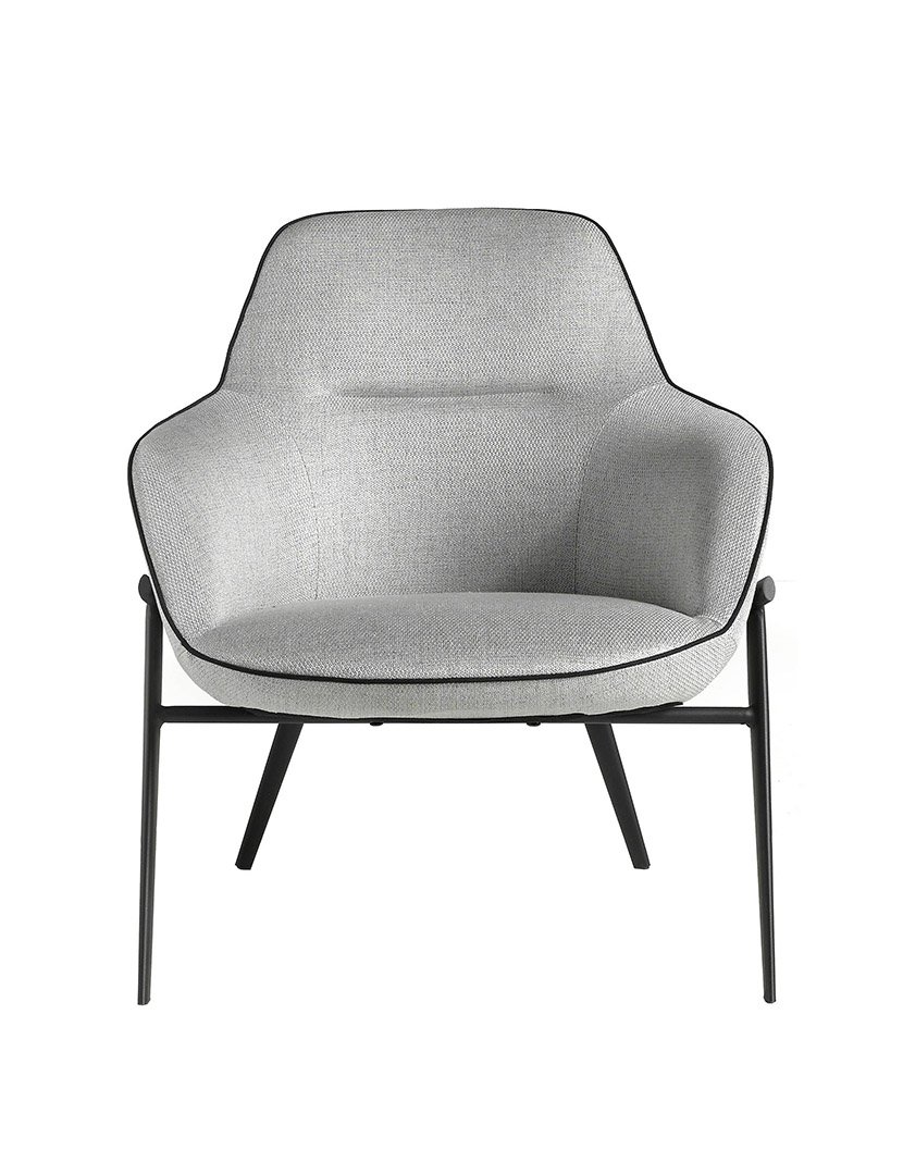 Cadeira em Tecido Cinzento